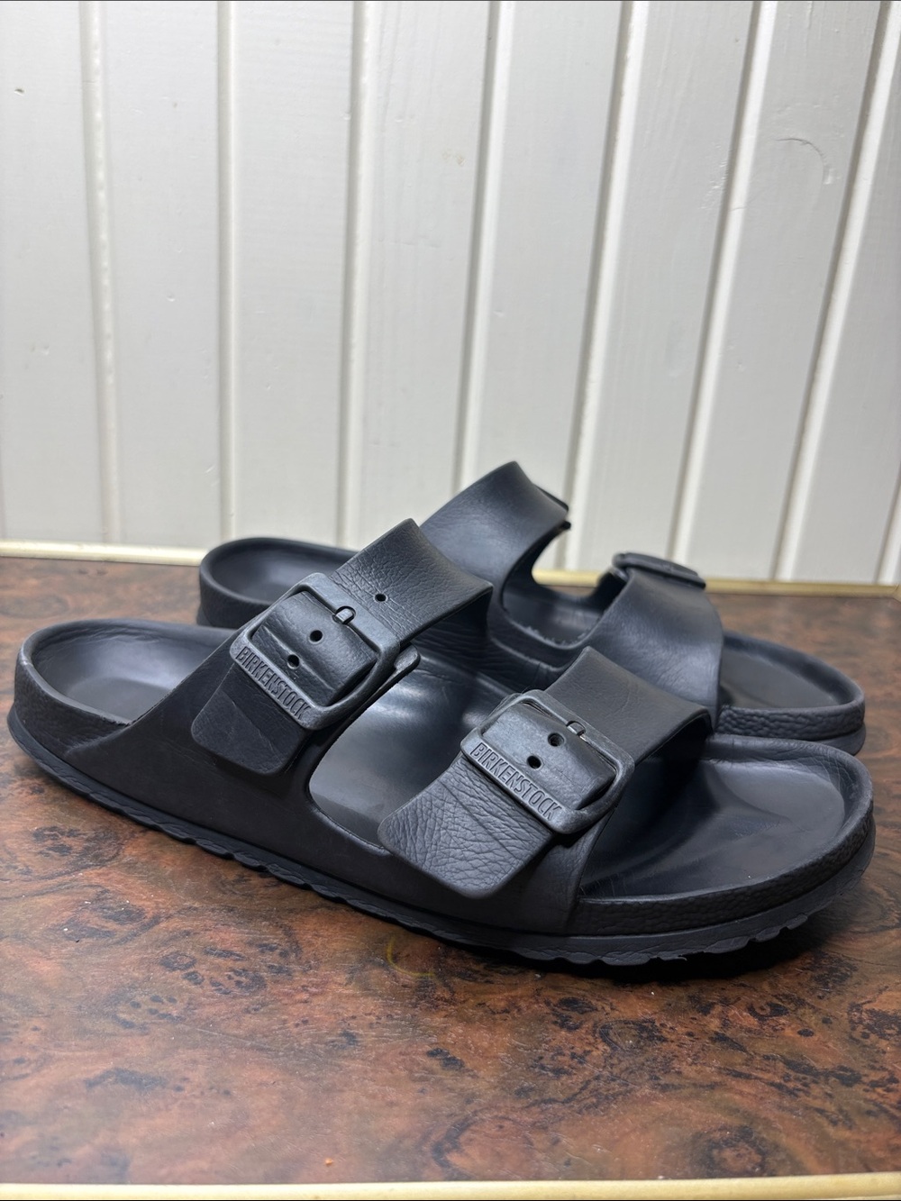 Birkenstock Black Rubber Size EU 40 US Women's 9 | 9.5
